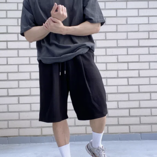 프리미엄 남자 버뮤다 팬츠 와이드 6부 반바지