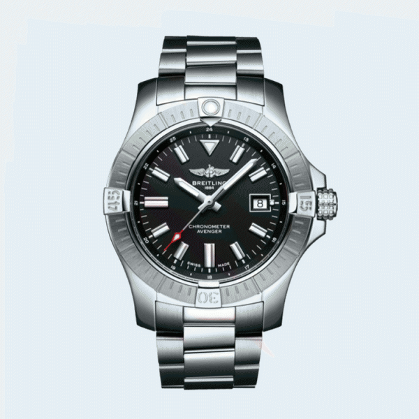 브라이틀링 어벤져 43mm 블랙다이얼 브슬