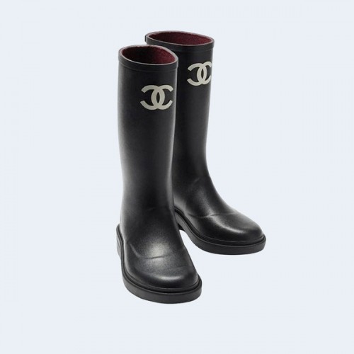 샤넬 카우초크 블랙 부츠