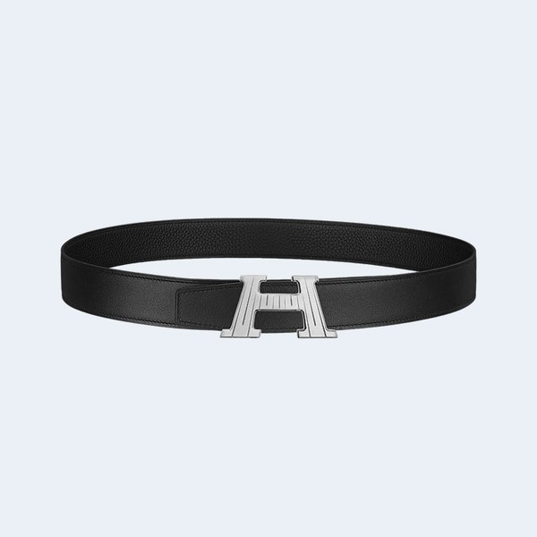 에르메스 H 토고 벨트 블랙 은장 32mm