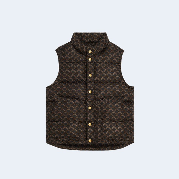 셀린느 모노그램 나일론 퀄트 베스트