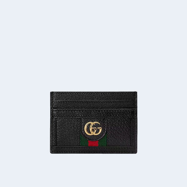 구찌 오피디아 GG 수프림 카드 지갑 블랙