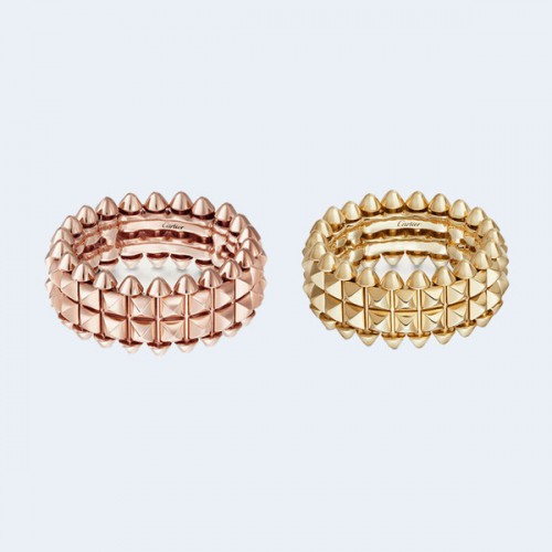 까르띠에 클래쉬 드 반지 실버 , 골드 , 로즈