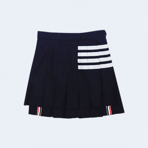 THOM BROWNE 톰브라운 플레인 울 플리츠 스커트 ▶매장-110만원◀