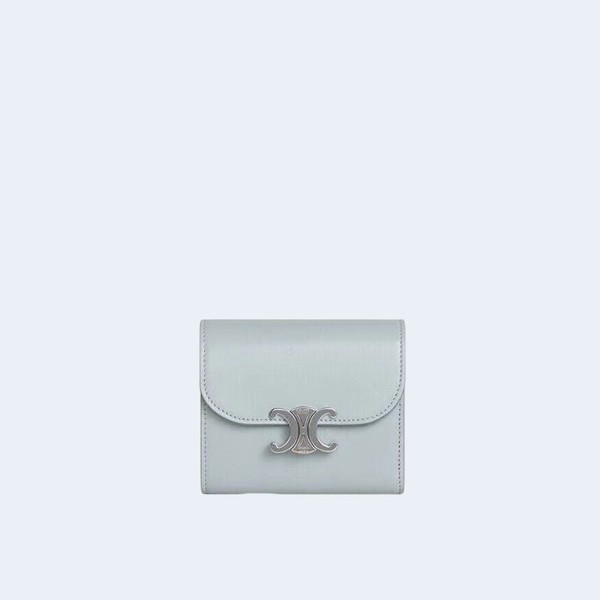 셀린느 스몰 트리옹프 지갑 라이트 블루