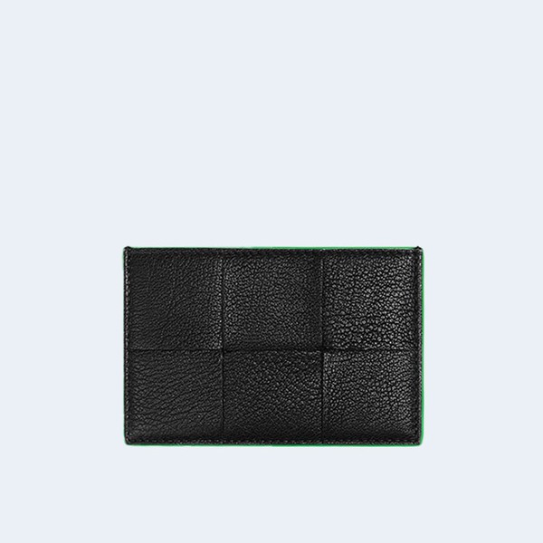 보테가베네타 인트레치아토 블랙그린 카드지갑