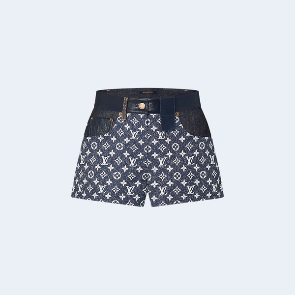 루이비통 모노그램 데님 미니 쇼츠 1AC2ON