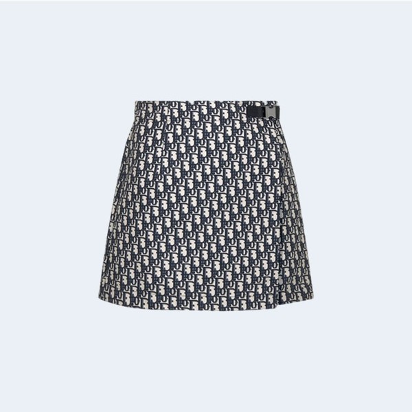 DIOR 디올 스코트 블루 에크루 테크니컬 태피터 자카드 오블리크 모티프 ▶매장-223만원◀