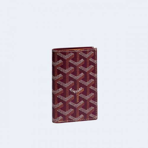 고야드 생피에르 카드 홀더 버건디