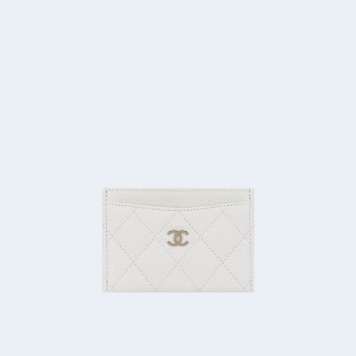 샤넬 클래식 카드 홀더 화이트