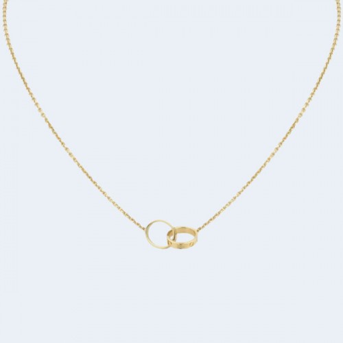 까르띠에 러브 옐로우 골드 다이아몬드 목걸이 B7212400