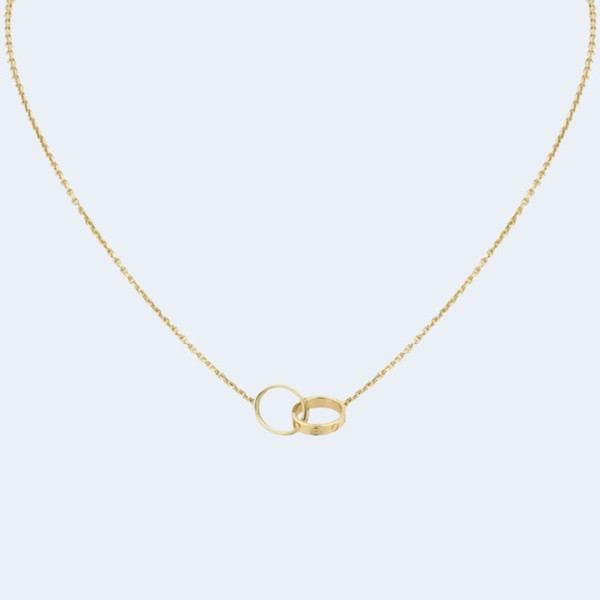 까르띠에 러브 옐로우 골드 다이아몬드 목걸이 B7212400