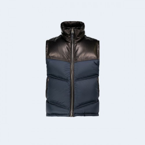 톰 포드 나일론 레더 다운 필드 베스트