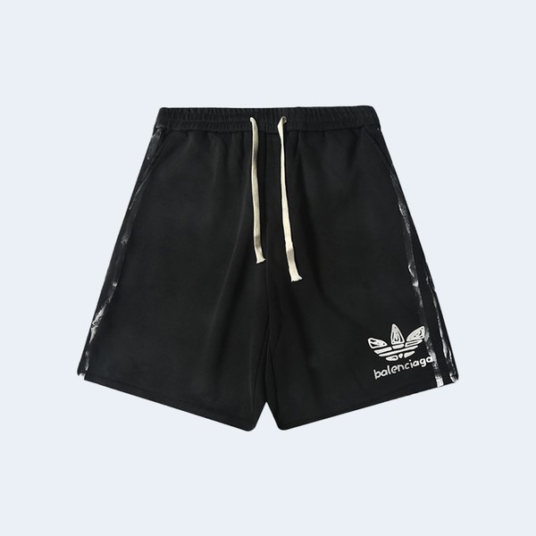 발렌시아가 x 아디다스 블랙 워싱 쇼츠 블랙
