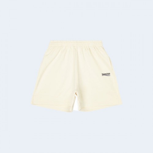 발렌시아가 로고 프린트 트랙 쇼츠