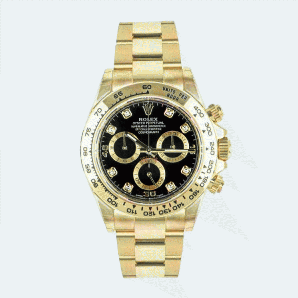 롤렉스 데이토나 다이아 옐로우 블랙 브레이슬릿