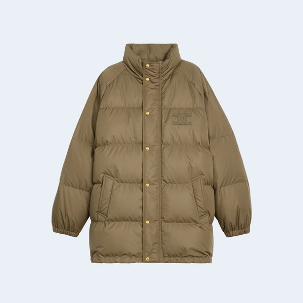 CELINE 셀린느 라이트웨이트 나일론 오버사이즈 퍼퍼 자켓 라이트 브라운 ▶매장-373만원◀