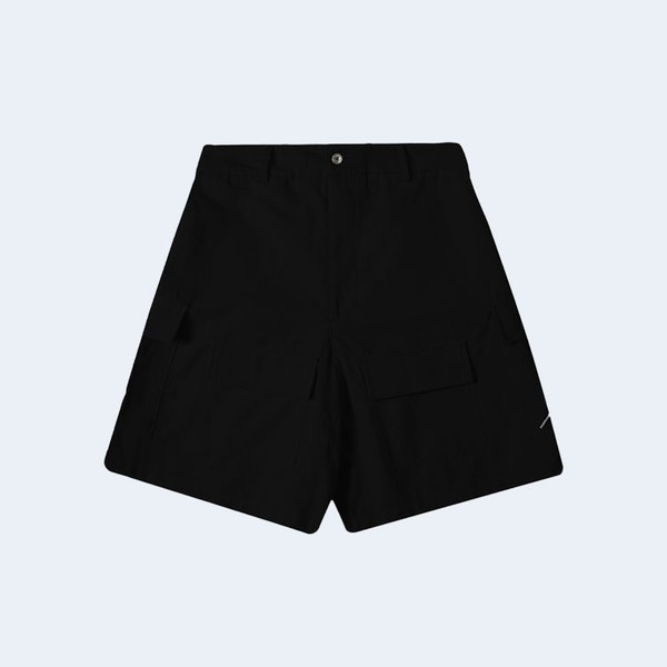 메종 마르지엘라 홀 워싱 포켓 쇼츠 블랙