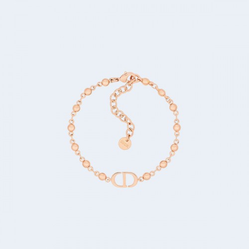 디올 쁘띠 CD 핑크 메탈 팔찌