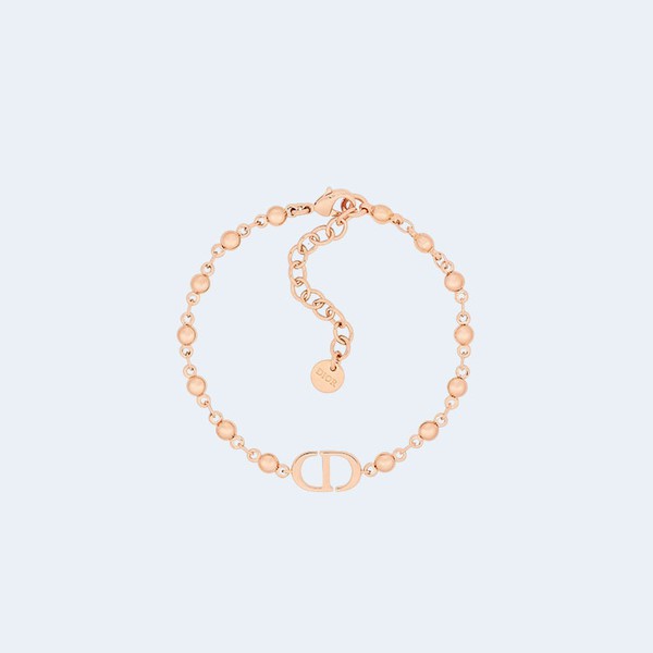디올 쁘띠 CD 핑크 메탈 팔찌