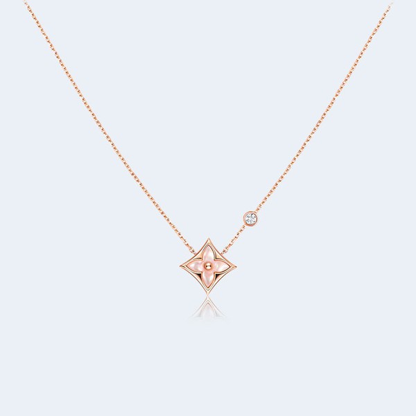 루이비통 컬러 블라썸 BB 스타 펜던트 목걸이 Q93612