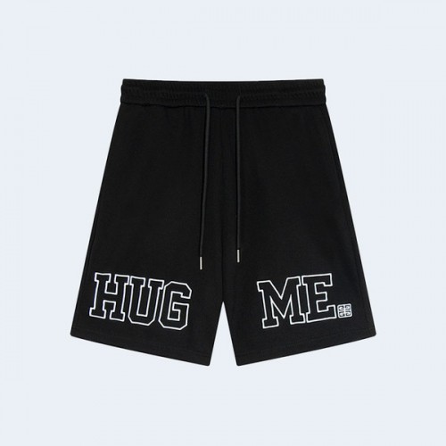 지방시 하드웨어 로고 쇼츠 블랙