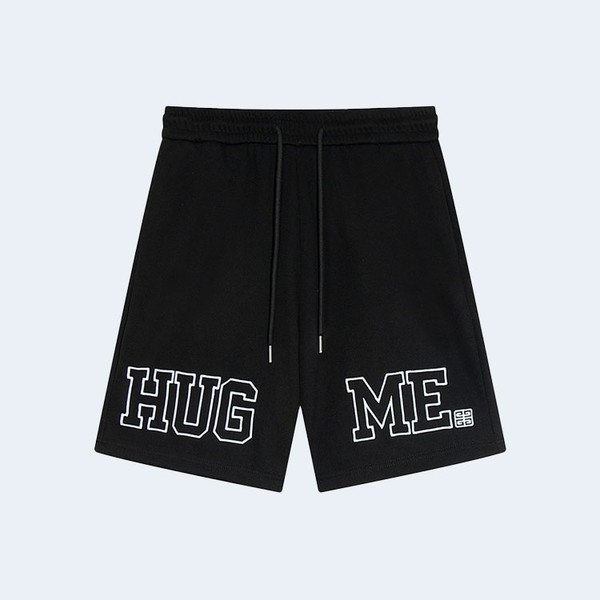 지방시 하드웨어 로고 쇼츠 블랙