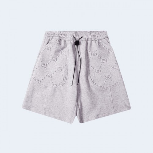 발렌시아가 파리스 드레이프 쇼츠 라이트 그레이