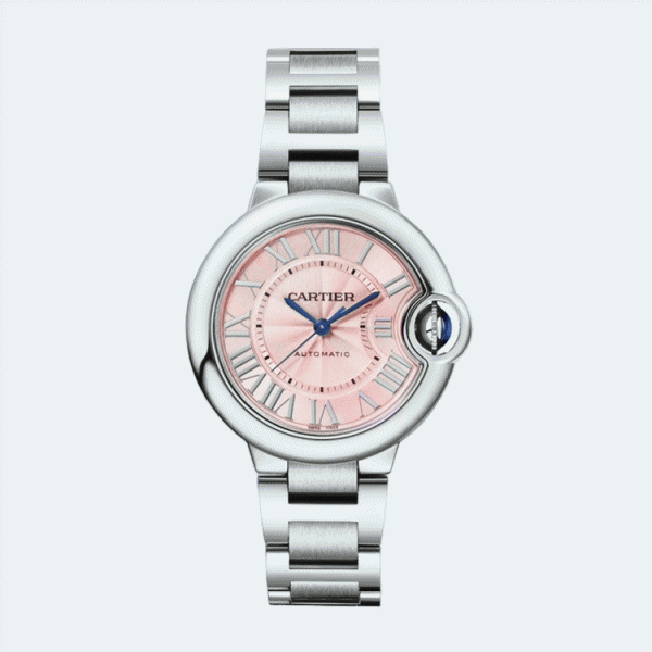 까르띠에 발롱블루 드 33mm 핑크다이얼