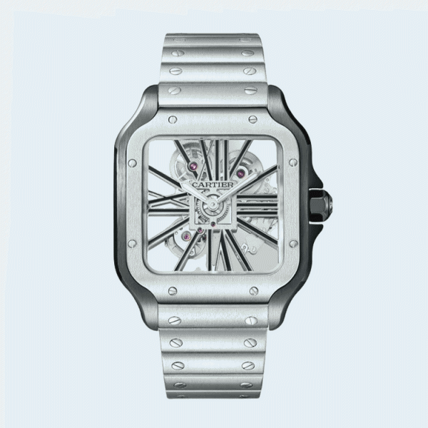 까르띠에 산토스 40mm 라지  9611 블랙칼리버