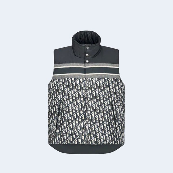 디올 리버시블 슬리브리스 다운 자켓