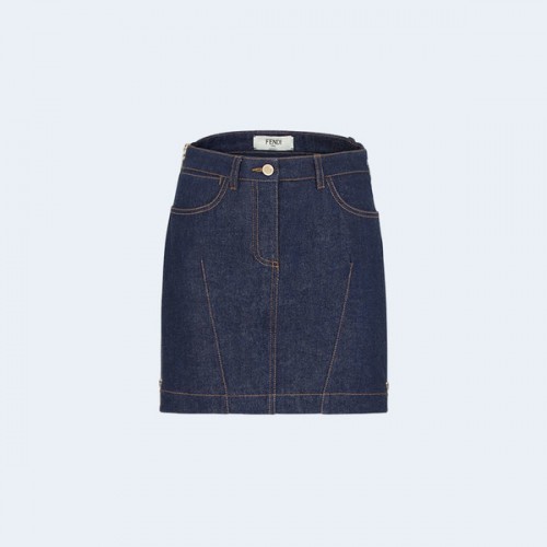 CELINE 셀린느 블루 데님 미니 스커트 ▶매장-120만원◀