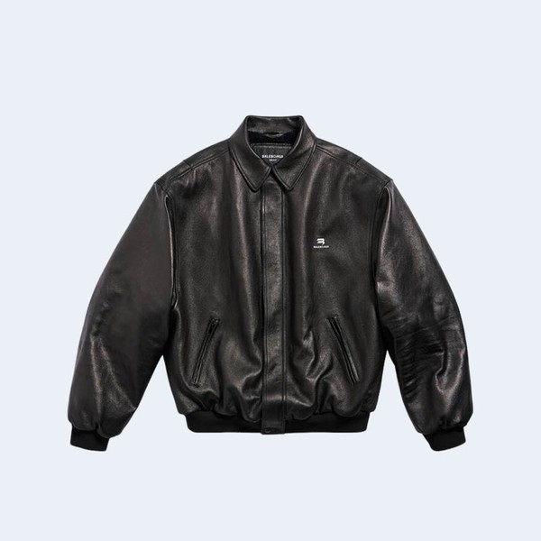 발렌시아가 스포티 B 시어링 자켓 블랙