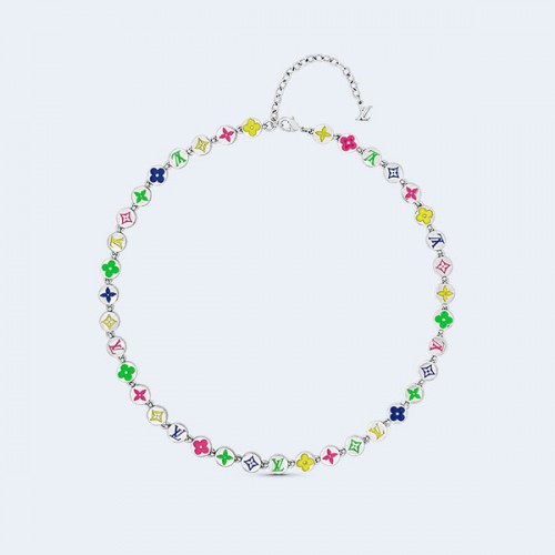 루이비통 모노그램 컬러스 멀티 컬러 목걸이 M01266