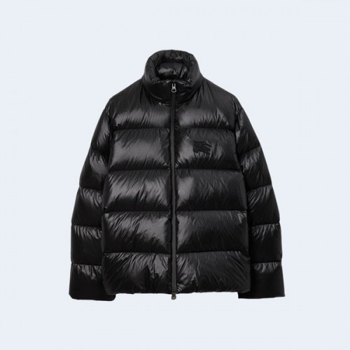 버버리 나일론 푸퍼 자켓 블랙