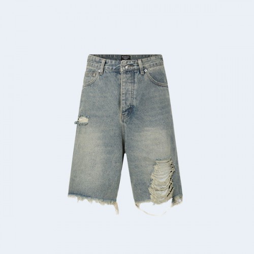 발렌시아가 루니드 데님 숏 팬츠