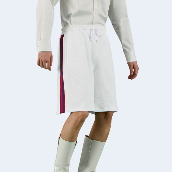 구찌 GG 자카드 저지 쇼츠