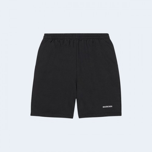 발렌시아가 스웨트 쇼츠 블랙