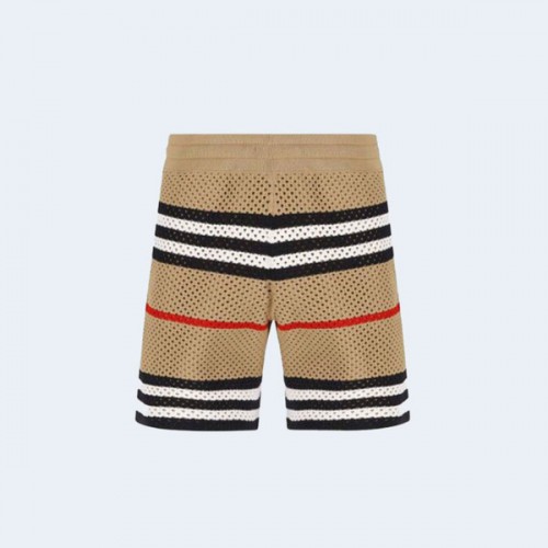 버버리 니트 블록 스트라이프 쇼츠