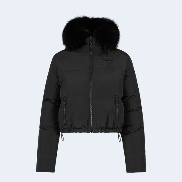 FENDI 펜디 폭스퍼 리버시블 나일론 다운 크롭 재킷 패딩 ▶매장-430만원◀