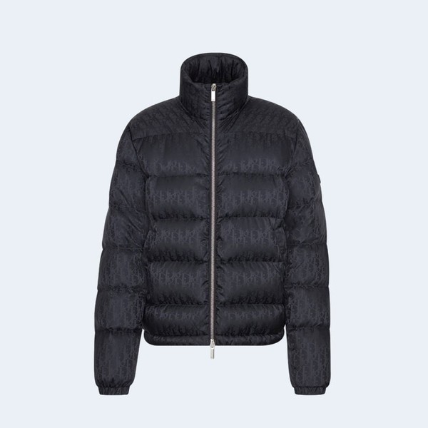 DIOR 디올 오블리크 다운 자켓 블랙