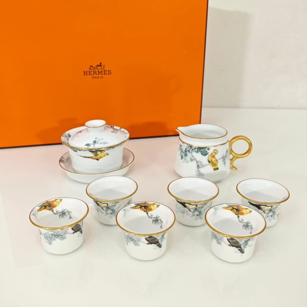 HERMES 에르메스 Carnets d'Equateur 티팟 세트 8PCS (6인) ▶매장-700만원대◀