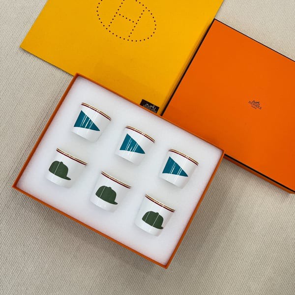 HERMES 에르메스 SAUT HERMES 컵 세트 6PCS (6인)▶매장-240만원대◀