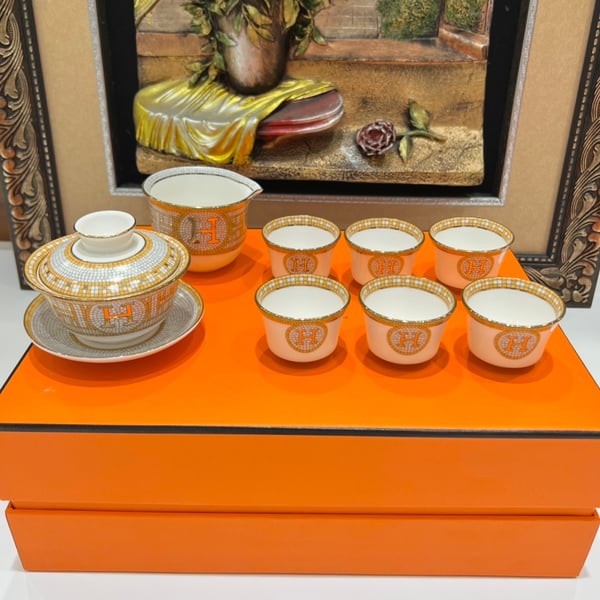 HERMES 에르메스 Mosaique au 24 gold 티팟 세트 8PCS (6인) ▶매장-300만원대◀