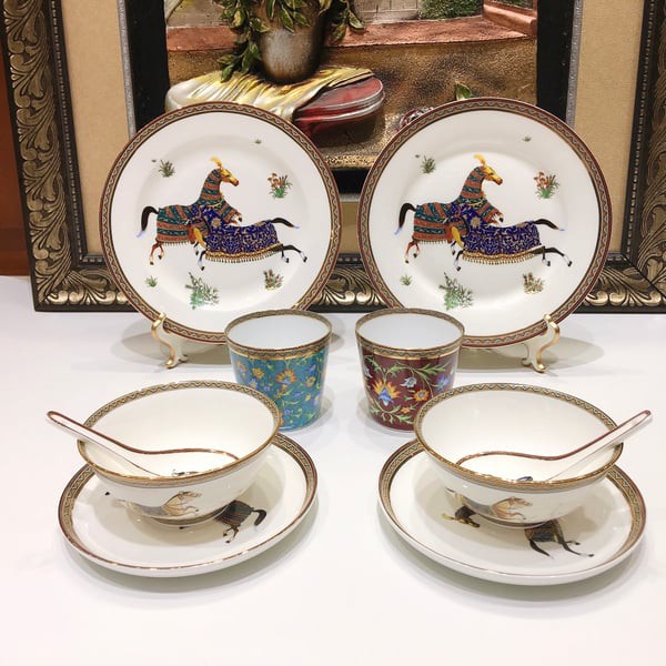 HERMES 에르메스 Cheval d'Orient 세트 10PCS (2인) ▶매장-1700만원대◀