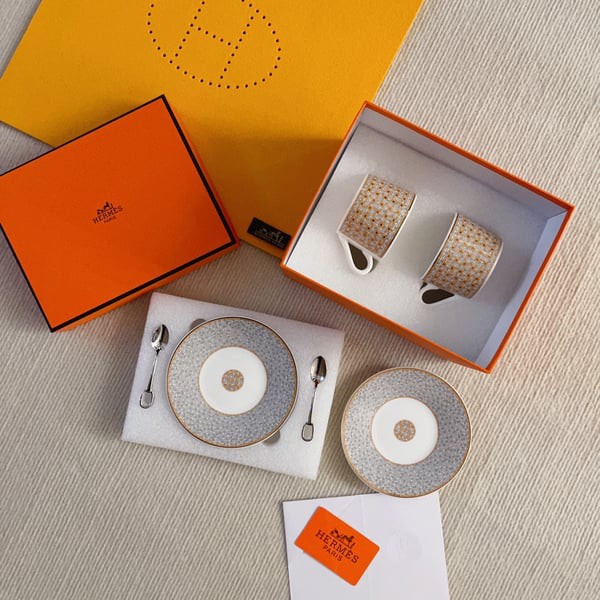 HERMES 에르메스 Mosaique au 24 gold 티웨어 세트 6PCS (2인) ▶매장-200만원대◀