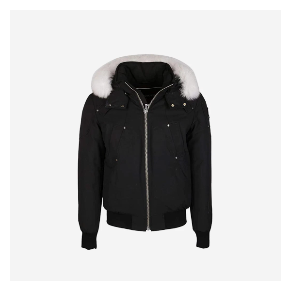 MOOSE KNUCKLES 무스너클 발리스틱 봄버 화이트 폭스 퍼 재킷 ▶매장-164만원대◀