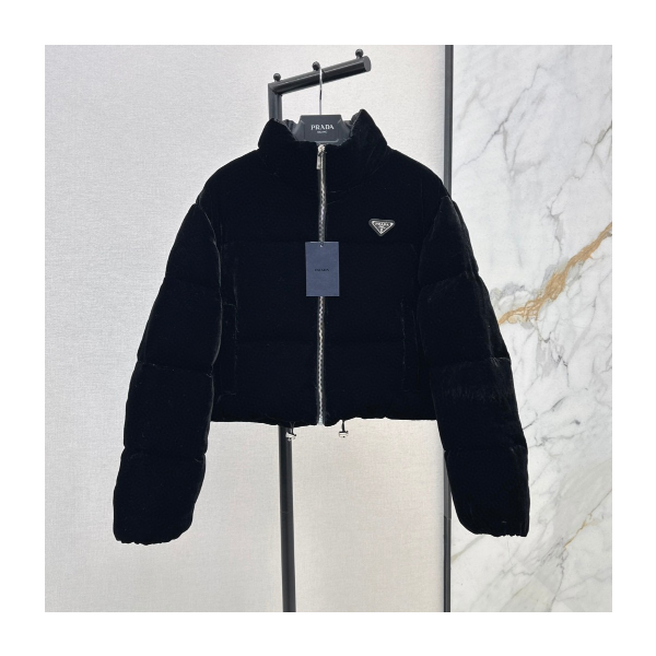 PRADA 프라다 코듀로이 패딩